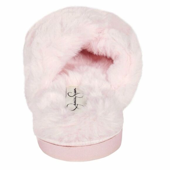Jessica Simpson Women's Cross Band Soft Plush Memory Foam House Slipper Size 6/7 - Picture 11 of 13